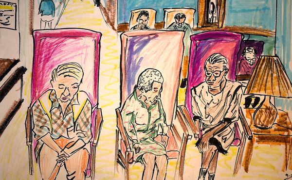 Tender Pencil and Ink Drawings Pay Tribute to Nursing Home Residents