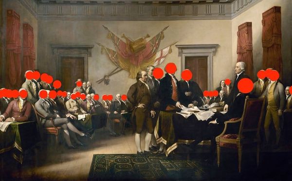 Historical Painting Is Altered to Show Most Declaration of Independence Signatories Were Enslavers