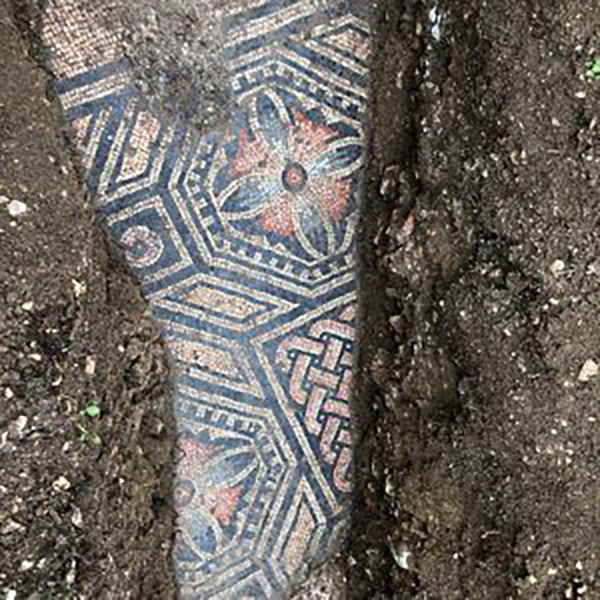 A Pristine Mosaic Floor From a Roman Villa Is Uncovered in Italy