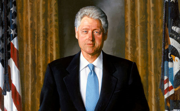 White House Removes Bill Clinton and George W. Bush Portraits From Entrance Hall