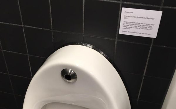 A Very Duchampian Protest Action at Tate Modern