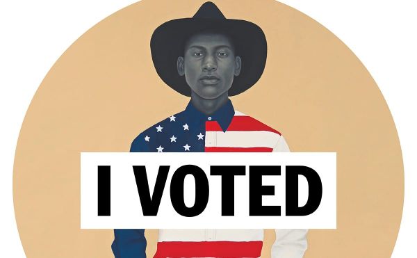 Artists, Including David Hammons and Barbara Kruger, Reimagine “I Voted” Stickers