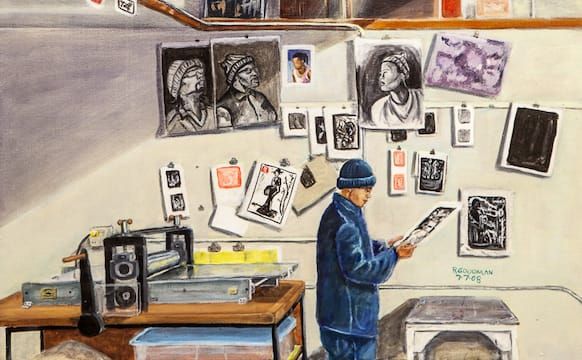 Artist Ronnie Goodman, Who Channeled Experiences of Houselessness and Incarceration