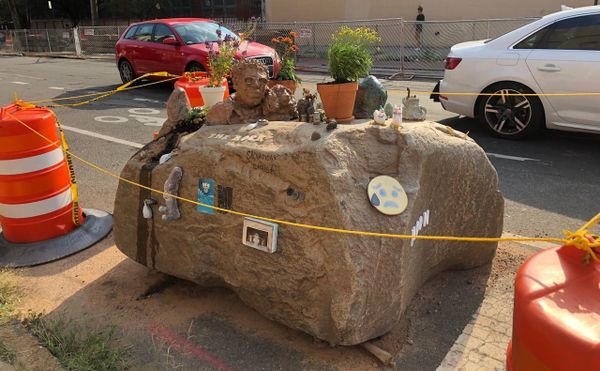 In Brooklyn, an Artist-decorated Boulder Might Disappear Due to Fracking