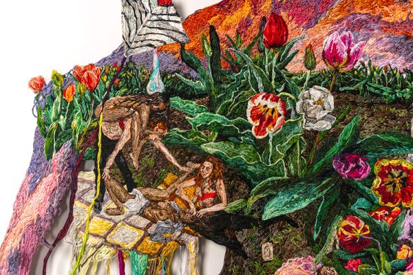 Sophia Narrett Traces Her Embroideries to “Playing With Dolls”