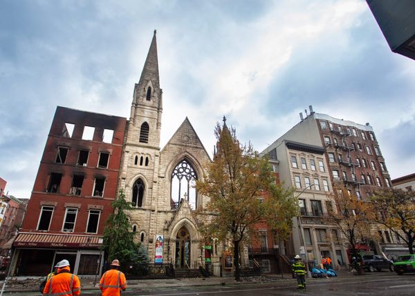 128-Year-Old East Village Church, Home of New York Liberty Bell, Destroyed in Fire