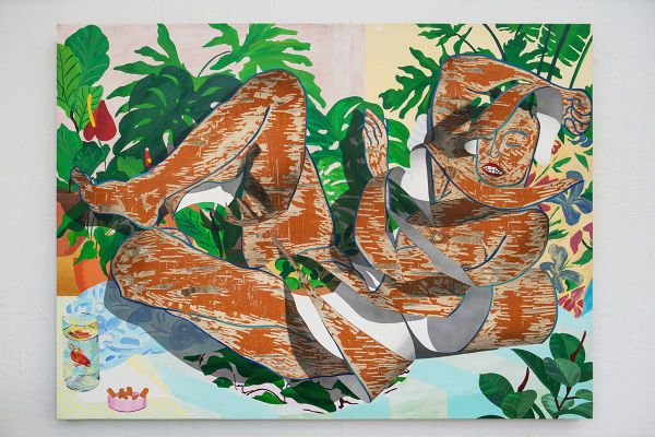 Diego Rodriguez-Warner’s Swirling, Curvilinear Compositions Leave No Surface Undecorated