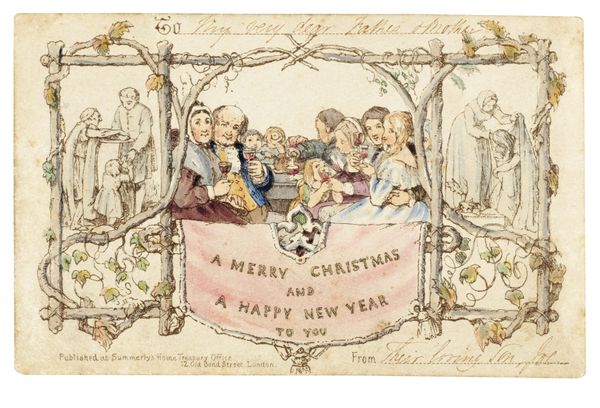Did You Know the First Commercial Christmas Card Featured Underage Drinking?