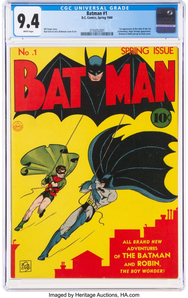 Holy Bidding, Batman! Bruce Wayne and Tintin Break Comic Art Auction Records
