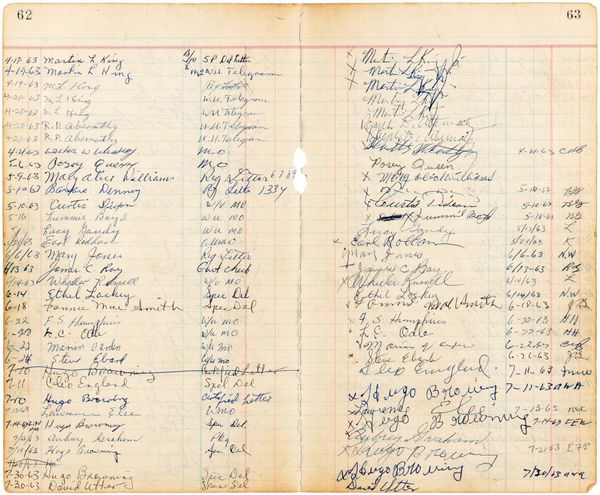 Logbook Signed by Martin Luther King Jr. in Birmingham Jail Breaks Auction Record