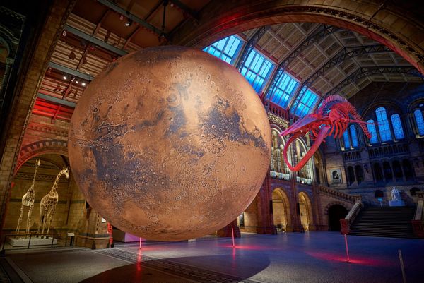 A Giant Sculpture of Mars Celebrates Perseverance’s Landing
