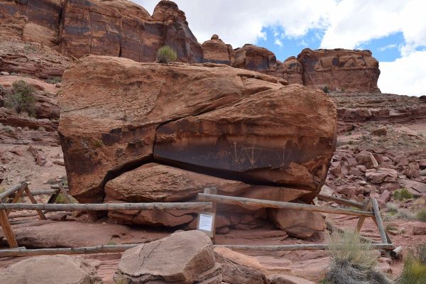 Ancient Indigenous Petroglyphs Defaced With Racist Message