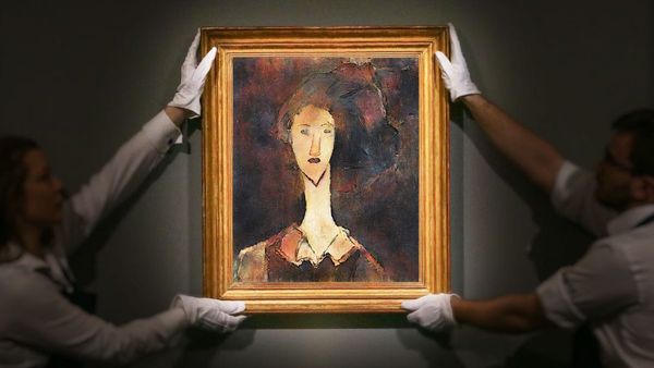 New Technology Reveals Hidden Modigliani Portrait