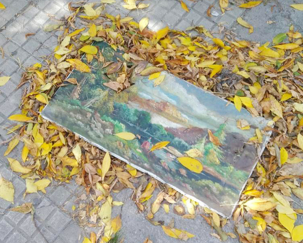 Where Do Paintings Go After Their Owners Abandon Them?