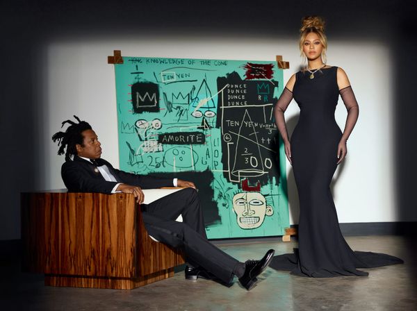 Tiffany’s Wants You to Think It Inspired a Blue Basquiat Painting