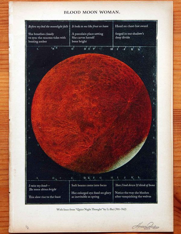 A Poet-Artist Looks to the Stars