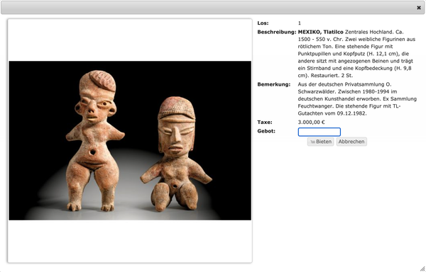 Mexico Demands a Stop to Auction of 74 Pre-Columbian Artifacts