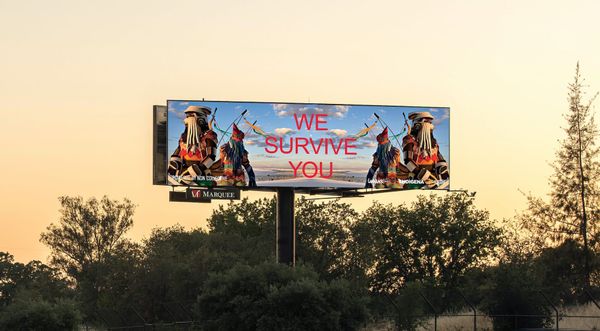 Indigenous Artists Voice Support for Land Restitution in New Billboard Campaign