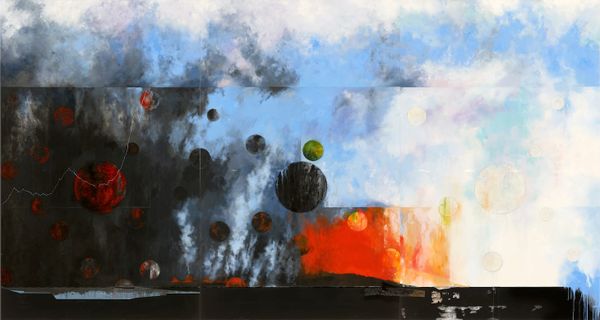 Visualizing Climate Change Through Abstract Painting