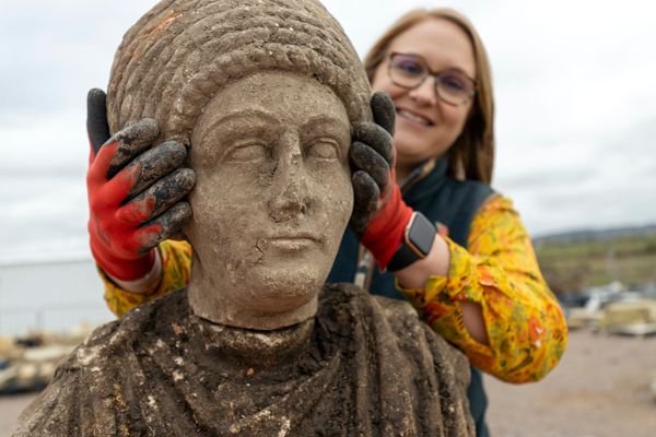 Strikingly Preserved Roman Statues Discovered During Railway Dig
