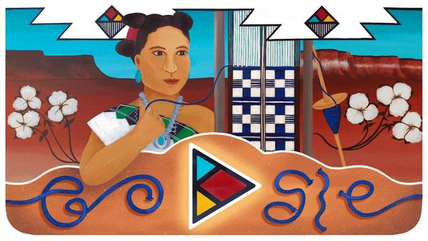 Google Doodle Celebrates Late We:wa, Zuni Two-Spirit Weaver and Potter