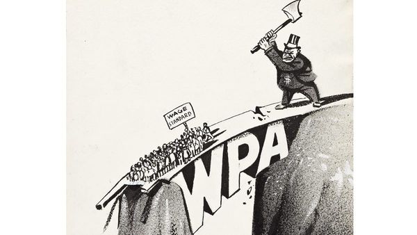 William Gropper's Incisive Cartoons in Defense of the New Deal Look Familiar Today