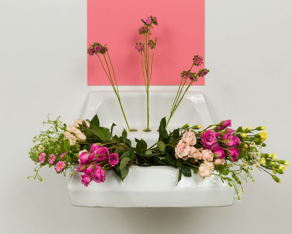 The Brilliant Blooms of EJ Hill’s Painted Flowers