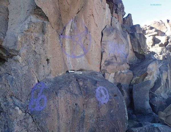 After Santa Fe Petroglyph Vandalism, FBI Is Offering a Reward for Information