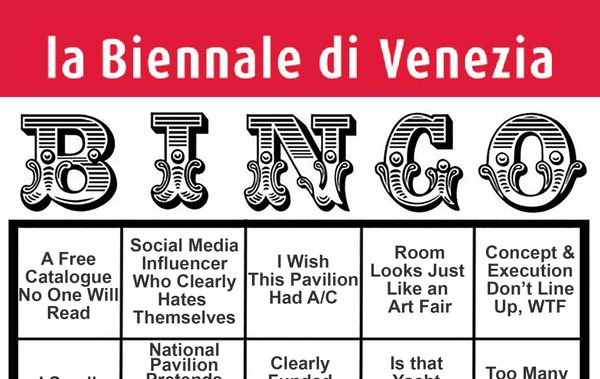 Your Venice Biennale Bingo Card Has Arrived
