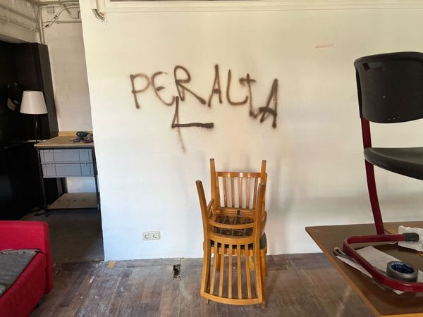 Vandals Graffiti Documenta Exhibition Space of Palestinian Artist Group