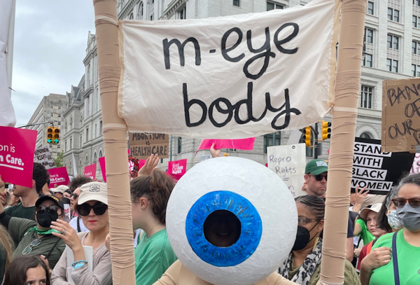 Artists and Activists March Over Brooklyn Bridge for Abortion Rights