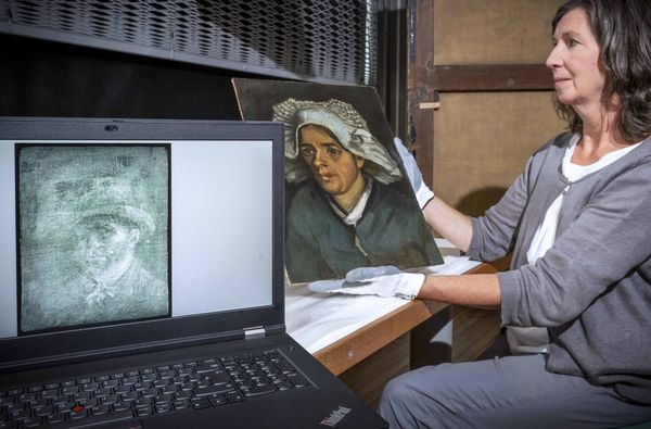 X-Ray of Van Gogh Painting Reveals Hidden Self-Portrait
