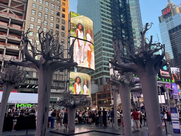 Charles Gaines Brings Trees Back to Times Square