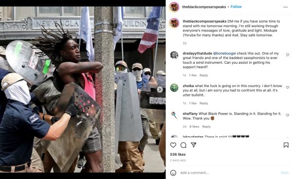 Black Artist Attacked in White Supremacist March in Boston