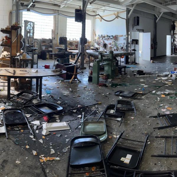 Vandals Ransack Sculpture Residency in Upstate New York