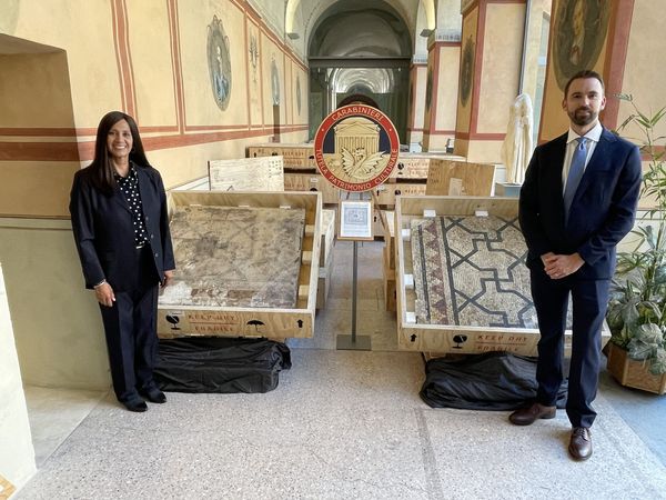 Tucked Away in LA For Decades, 2,000-Year-Old Roman Mosaic Returns to Italy