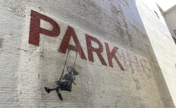 The Real Story Behind Banksy’s “Parking” Mural in LA