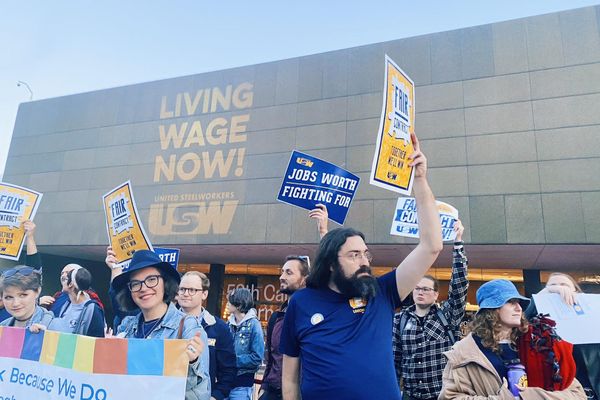 Workers Crash Carnegie International Opening, Demanding Fair Wages