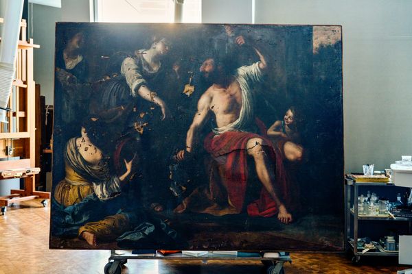 Artemisia Gentileschi Painting Damaged in Beirut Blast Undergoes Restoration at Getty Museum