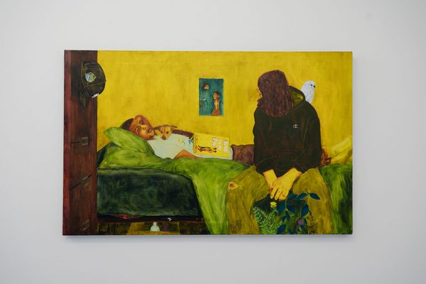 Reclining Men Reading Radical Books