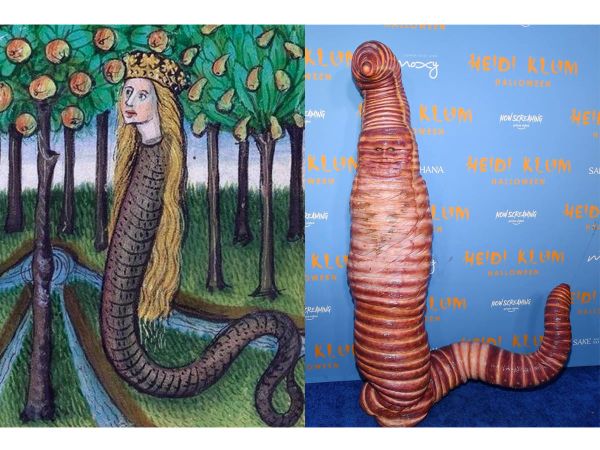 Heidi Klum’s Worm Costume Was Good, But the Memes Are Better