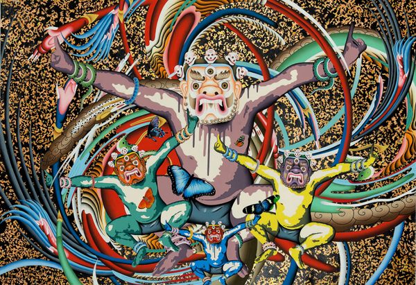 Tsherin Sherpa's "Corrupted" Thangka Art