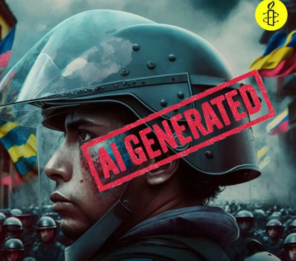 Amnesty International Slammed Over AI Protest Images