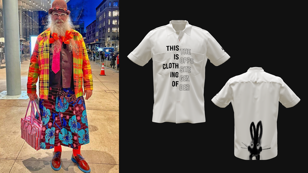 This is clothing of the opposite gender