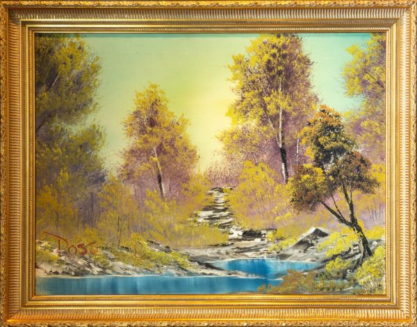 Bob Ross’s First On-Air Painting Could Fetch Nearly $10M