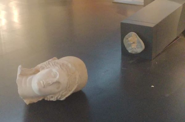 American Tourist Smashes Roman Sculptures at Israel Museum