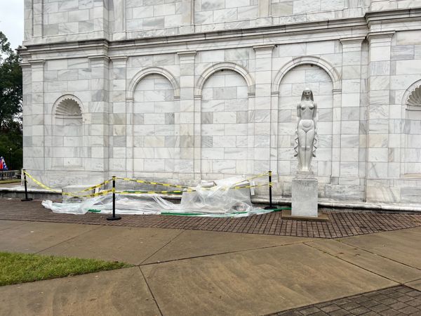 Rogue Van Slams Into Memphis Museum, Damaging Sculptures