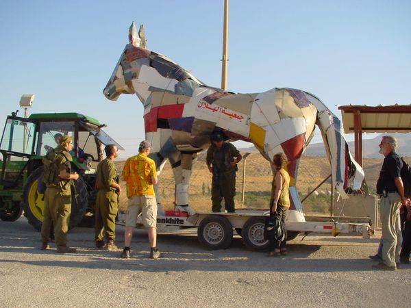 Israeli Forces Remove West Bank Sculpture Commemorating 2002 Massacre