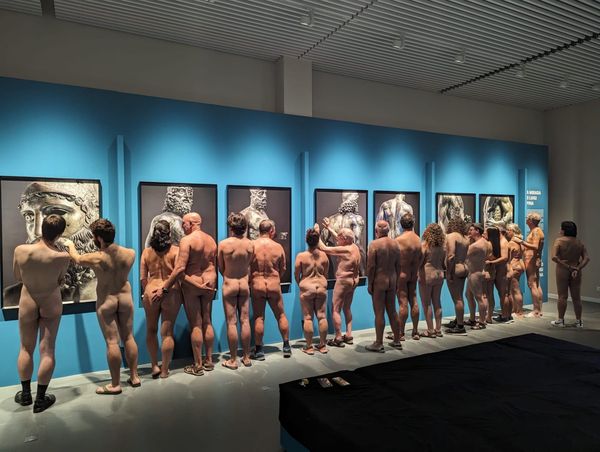 Butt-Naked Visitors Take Over Barcelona Museum