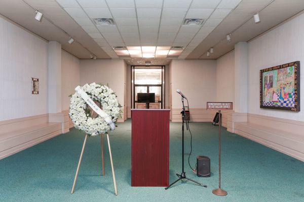 An Unlikely Art Show Pops Up in an LA Mausoleum